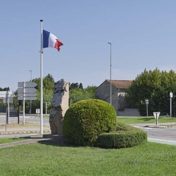 Giratoire des Médaillés Militaires à Châteaurenard.
