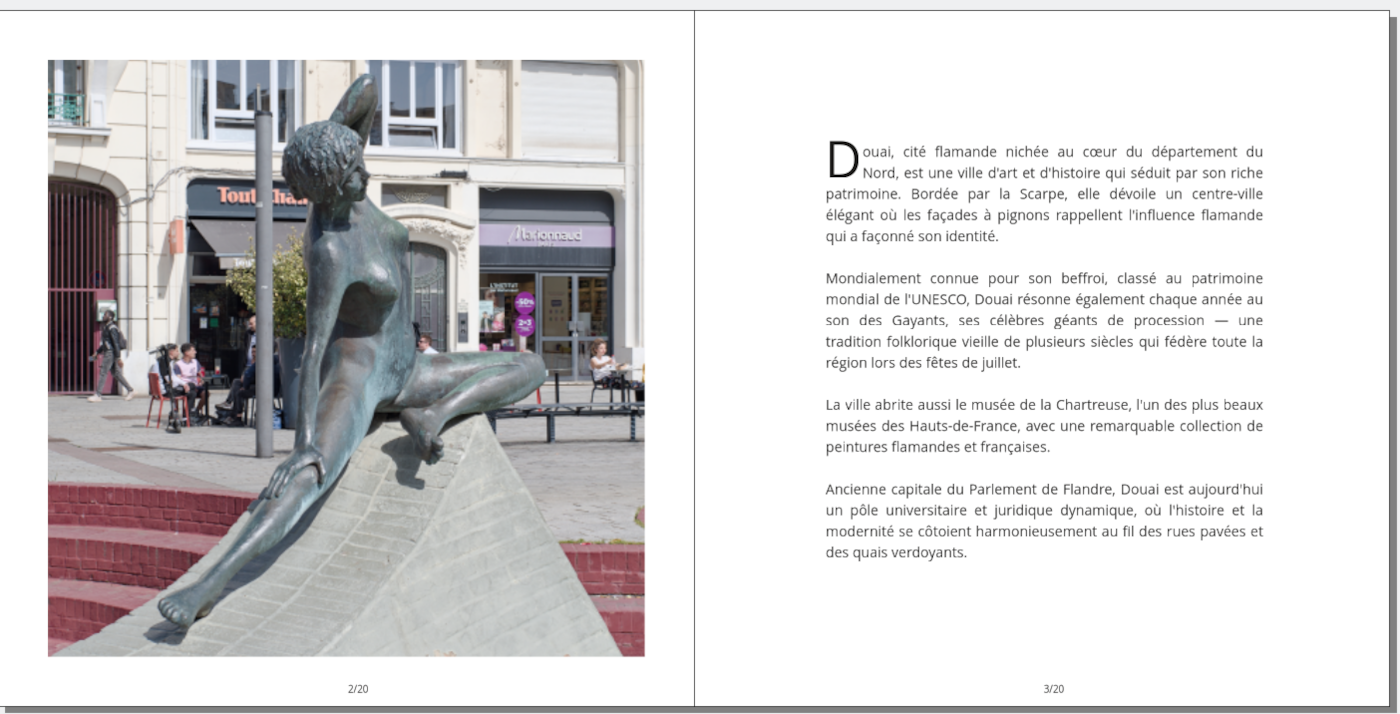 Annonce du Livre sur Douai
