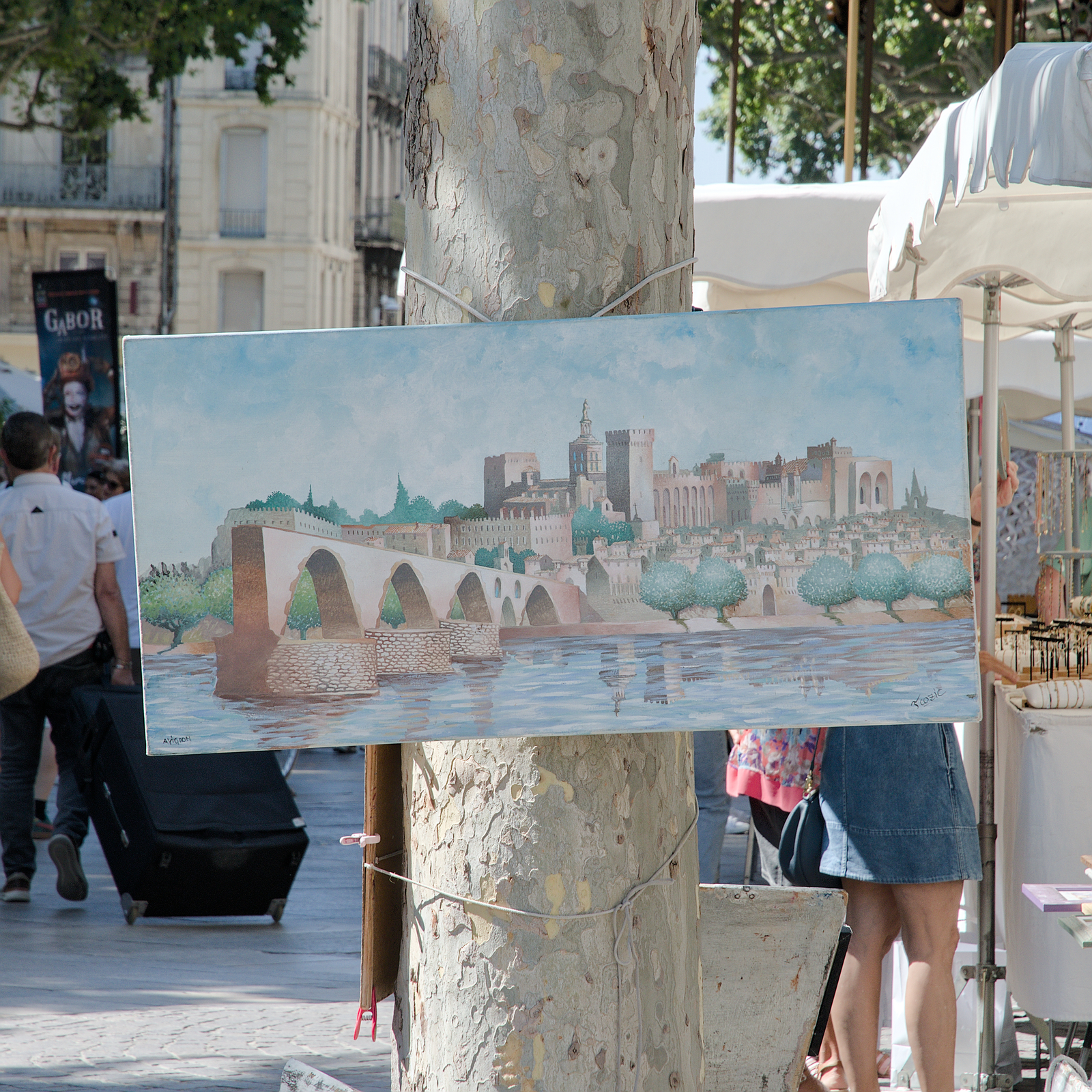 Avignon. Tableau du Pont Saint Bénézet.