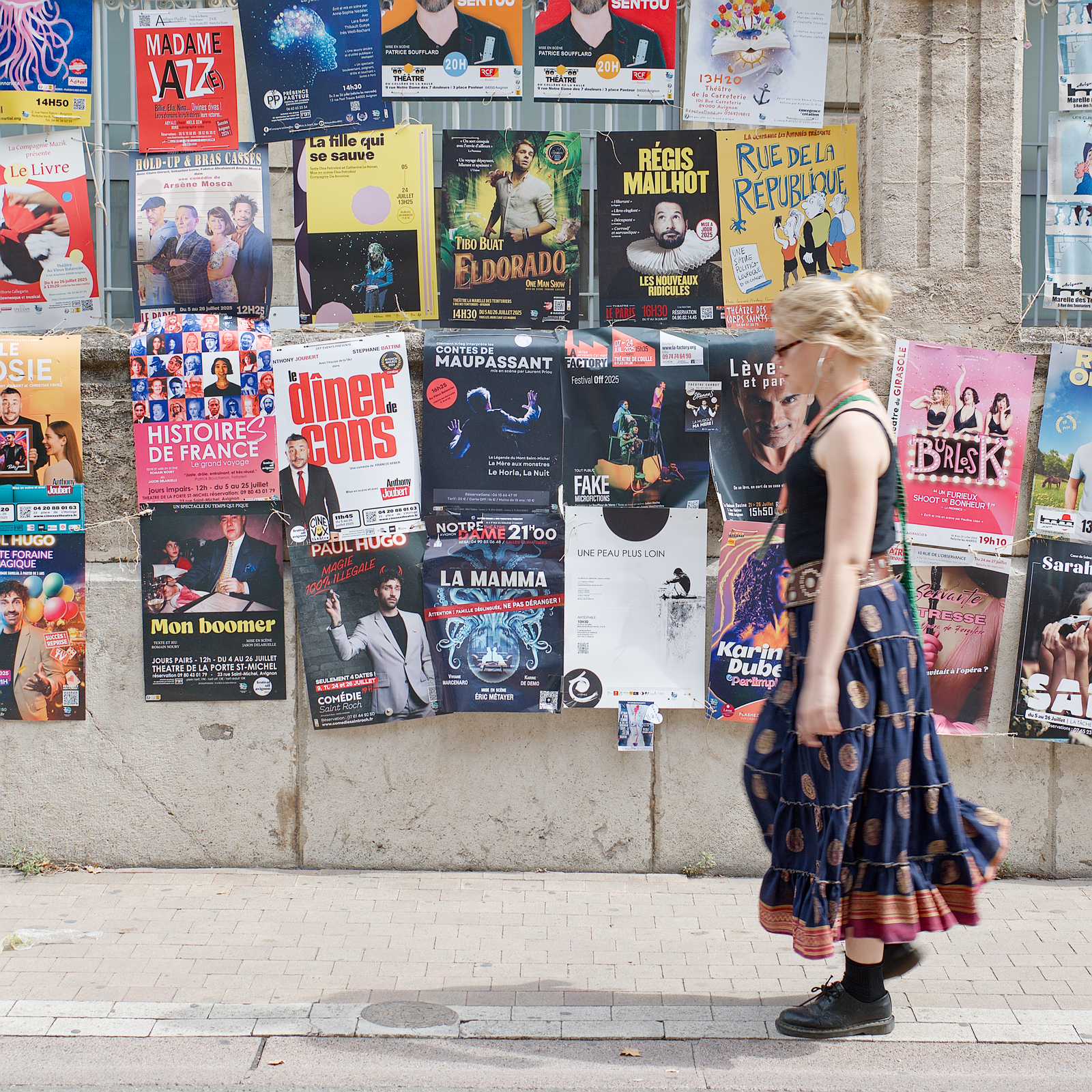 Avignon. Affiches du Festival.